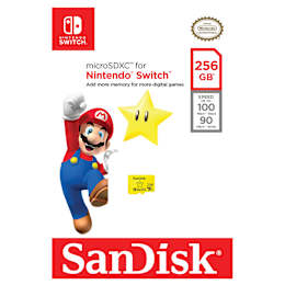 Nintendo Switch Nintendo Switch + MicroSD 256GB SanDisk microSDXC Card for Nintendo Switch - 256GB