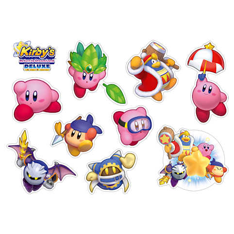 Kirby's Return to Dream Land Deluxe Sticker Sheet