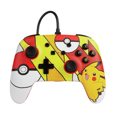 Nintendo Switch Wired Controller - Pikachu (Pop Art)