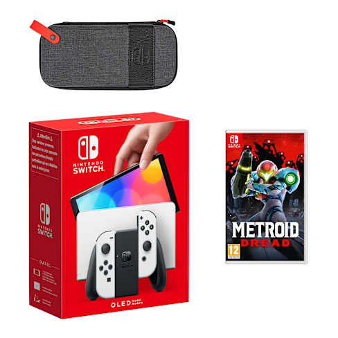 Nintendo Switch – OLED Model (White) Mario Kart 8 Deluxe Pack