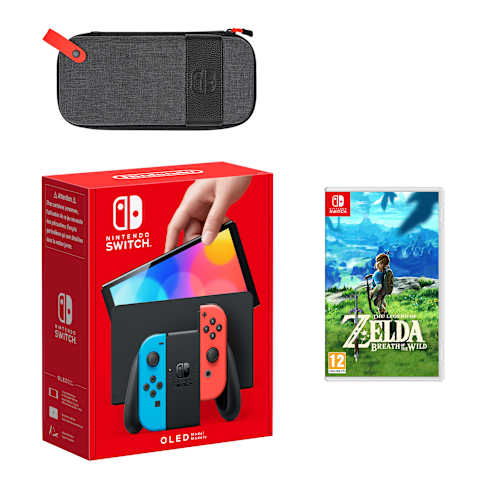 Nintendo Switch – OLED Model (White) The Legend of Zelda: Breath