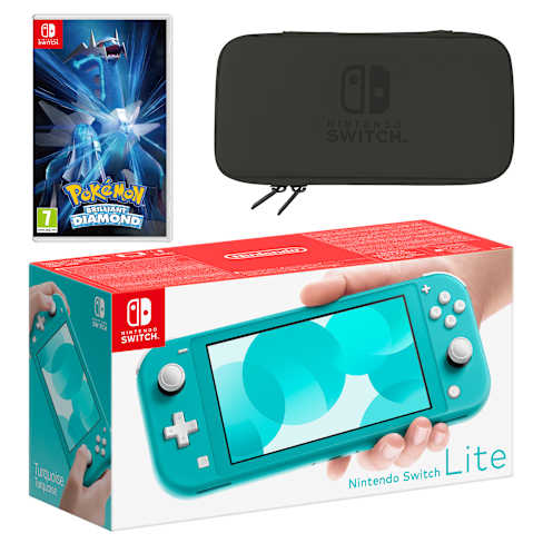 Nintendo Switch Lite (Coral) Pokémon Brilliant Diamond Pack