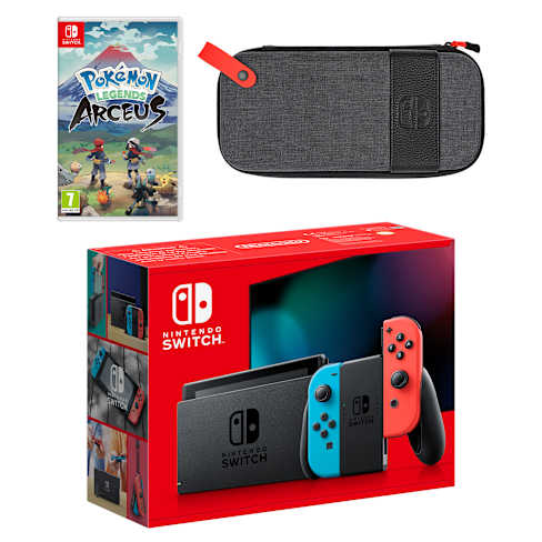 Nintendo Switch (Neon Blue/Neon Red) Pokémon Legends: Arceus Pack