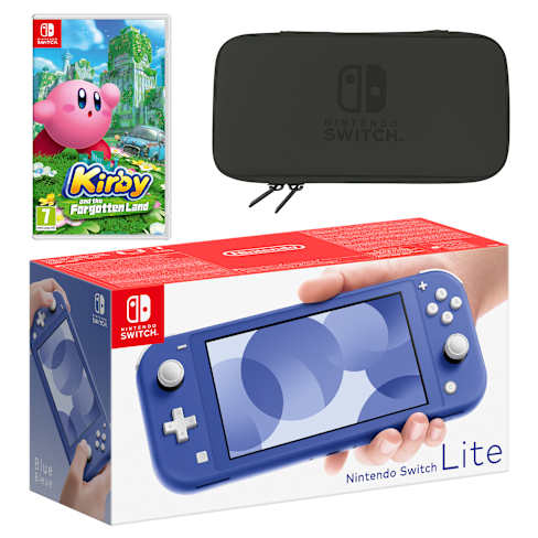 Nintendo Switch Lite (Turquoise) Kirby and the Forgotten Land Pack