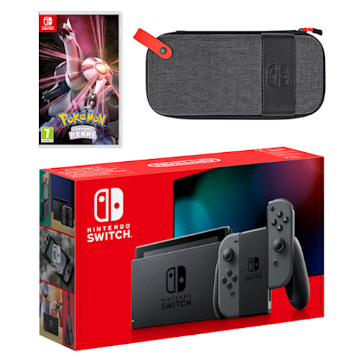 Nintendo Switch (Grey) Pokémon Shining Pearl Pack