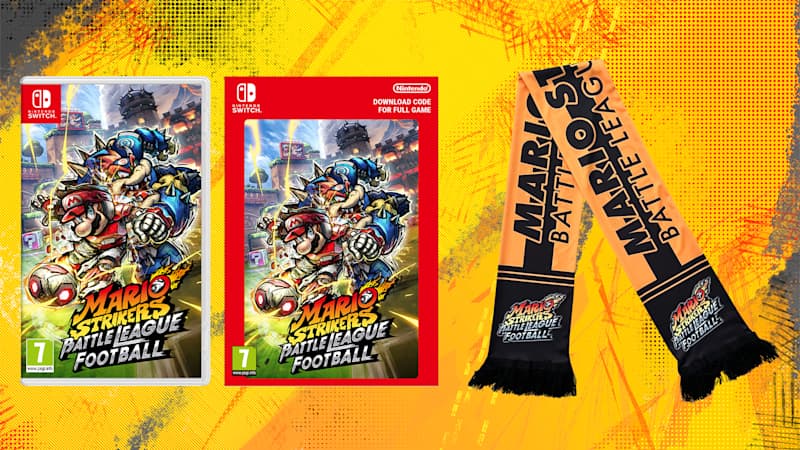 Free Mario Strikers: Battle League Football Fan Scarf