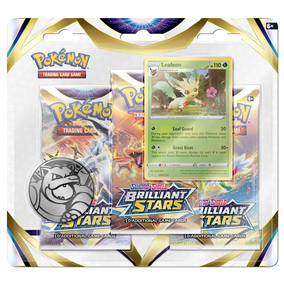 brilliant stars pokemon card pack Brilliant Stars Sleeved Booster Pack Case - SWSH09: Brilliant Stars -  Pokemon