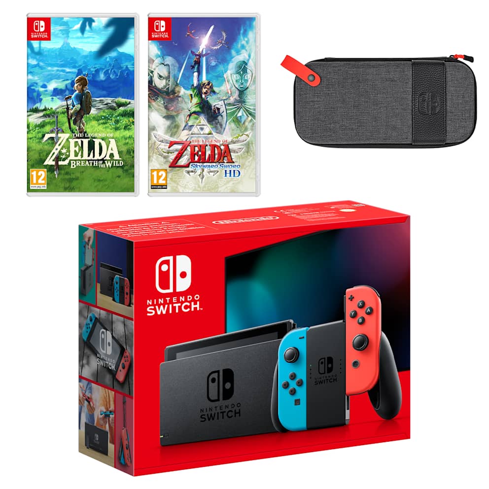 Nintendo Switch (Neon Blue/Neon Red) The Legend of Zelda Double