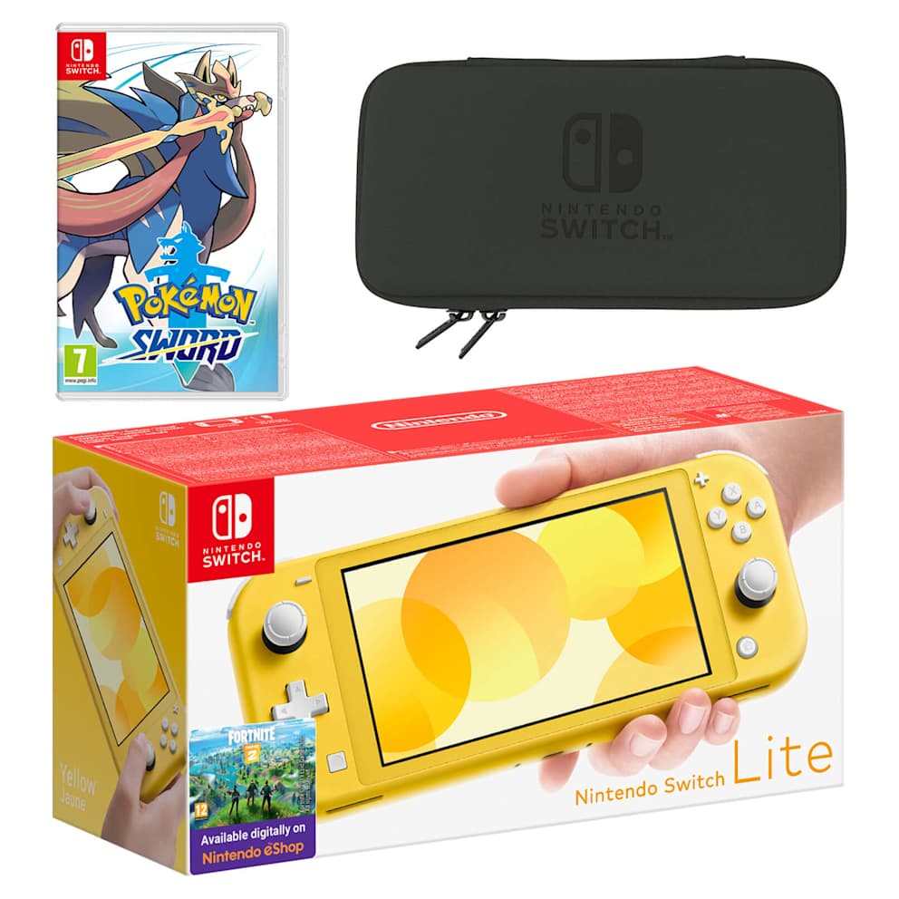 Nintendo Switch Lite (Yellow) Pokémon Sword Pack - Nintendo Store