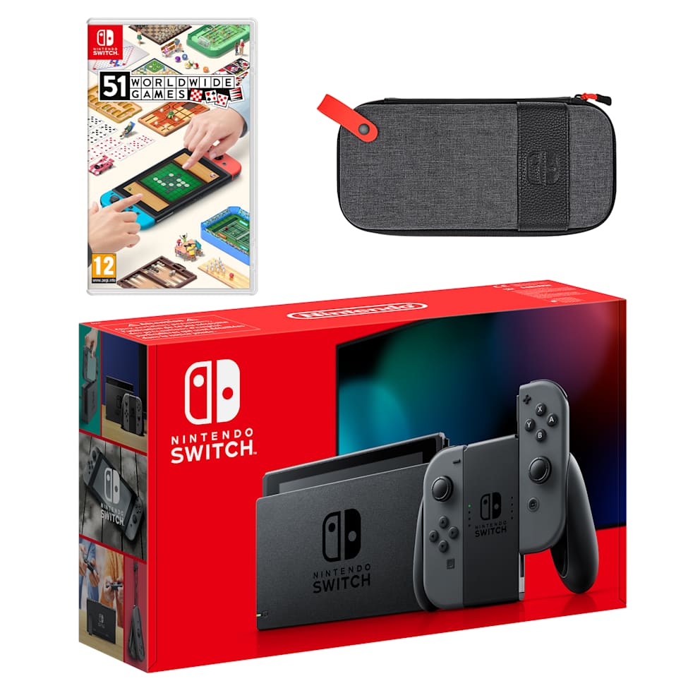 Nintendo Switch (Grey) 51 Worldwide Games Pack - My Nintendo Store