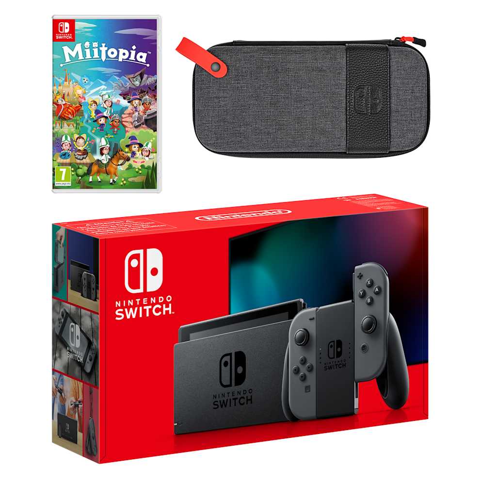 Nintendo Switch (Grey) Miitopia Pack - Nintendo Store