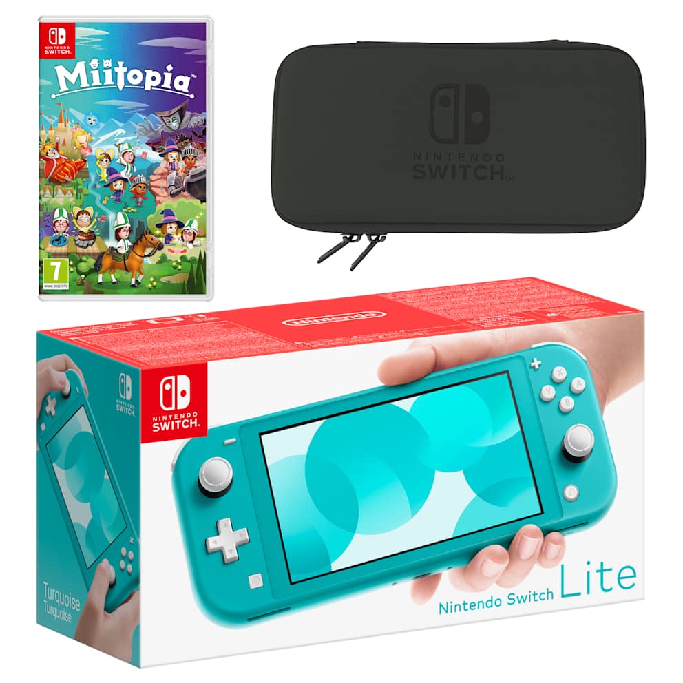 Nintendo Switch Lite (Turquoise) Miitopia Pack - My Nintendo Store