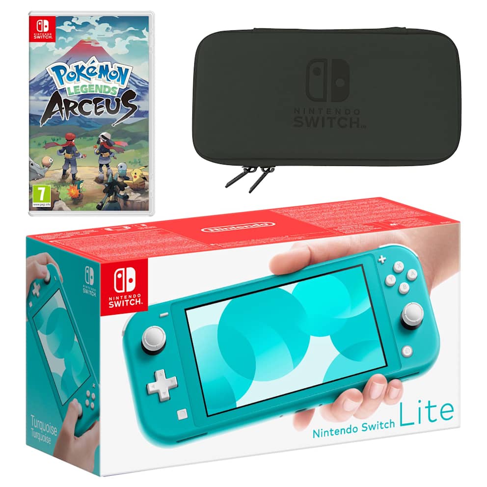 Nintendo Switch Lite (Turquoise) Pokémon Legends: Arceus Pack - My