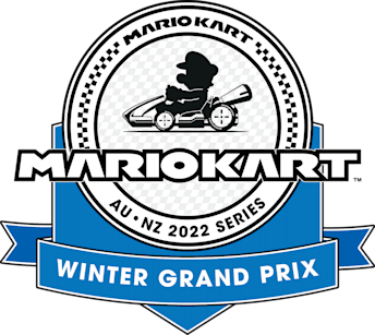 Mario Kart AU NZ 2022 Series Winter Grand Prix Logo