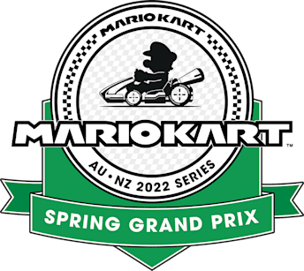 Mario Kart AU NZ 2022 Series Spring Grand Prix Logo
