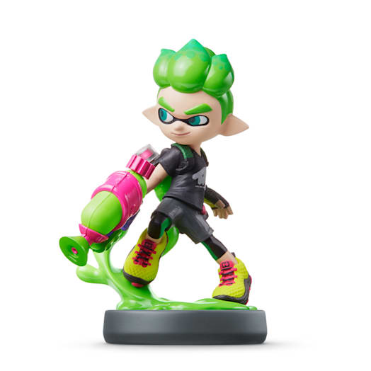 Inkling-Junge-amiibo (hellgrün) (Splatoon Collection)