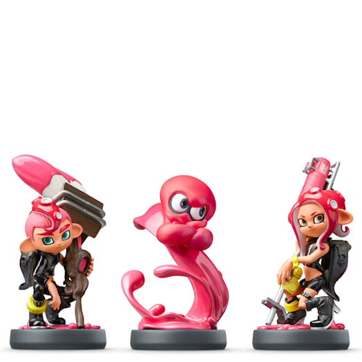Oktoling-amiibo-Dreierpack (Oktoling-Junge + Oktoling-Oktopus + Oktoling-Mädchen)  (Splatoon Collection)