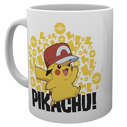Yellow Pokémon Ash Hat Pikachu Mug