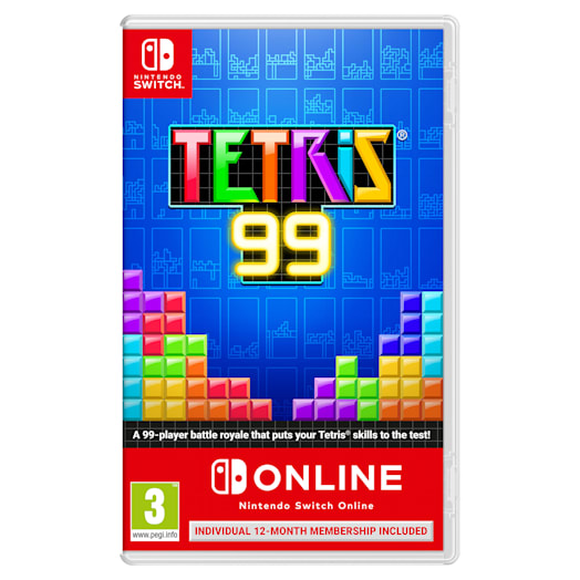 TETRIS® 99 + 12-Month Nintendo Switch Online Membership ...