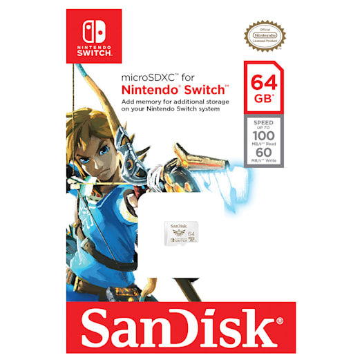 SanDisk microSDXC Card for Nintendo Switch - 64GB