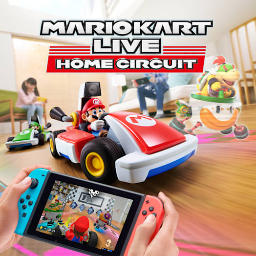 Nintendo Switch (Neon Blue/Neon Red) + Mario Kart 8 Deluxe + Nintendo Switch Online (3 Months) + Mario Kart Live: Home Circuit (Mario) Pack image 2