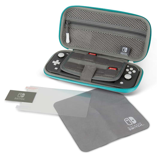 Nintendo Switch Lite Deluxe Traveller Case (Grey/Turquoise) - My