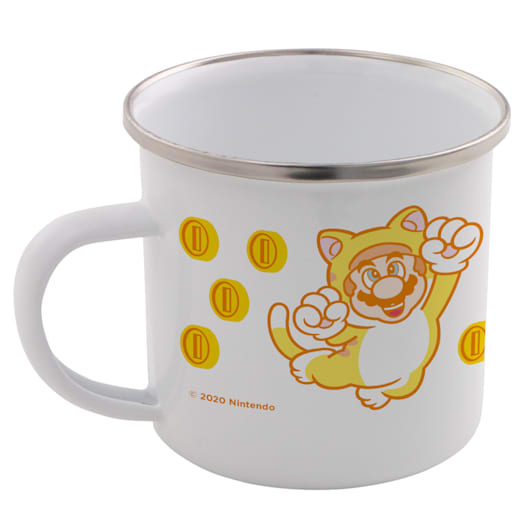 Cat Mario Enamel Mug - Super Mario Bros. 35th Anniversary
