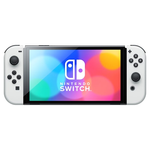 White nintendo switch top