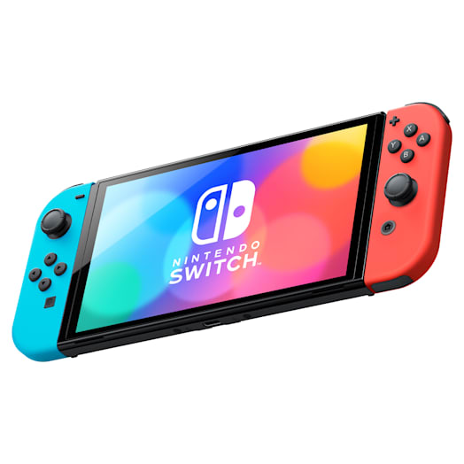 Nintendo Switch – OLED Model (Neon Blue/Neon Red) The Legend of Zelda: Breath of the Wild Pack image 5