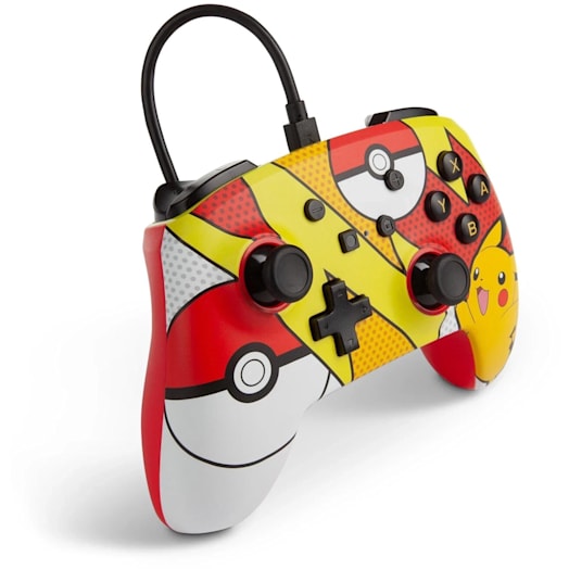 Nintendo Switch Wired Controller - Pikachu (Pop Art) image 3
