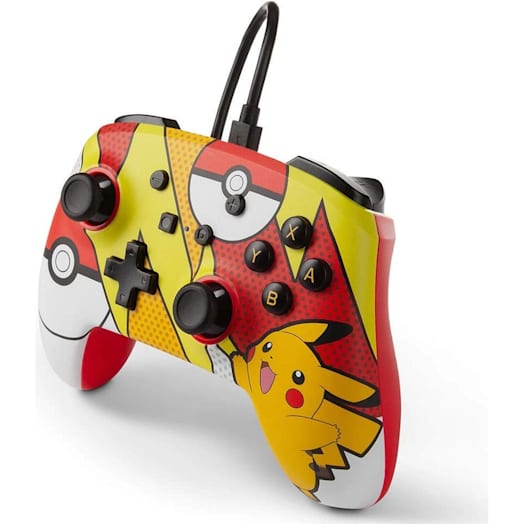 Nintendo Switch Wired Controller - Pikachu (Pop Art) image 2