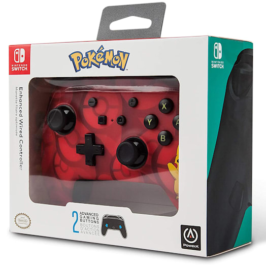 Nintendo Switch Wired Controller - Pikachu (Red)