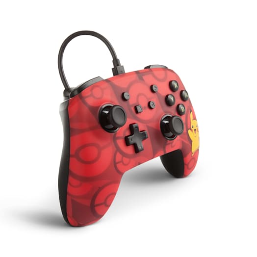 Nintendo Switch Wired Controller - Pikachu (Red) image 3