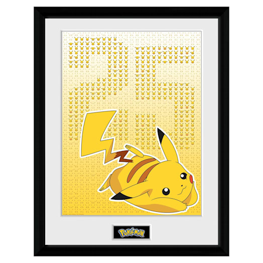 Pikachu Pikxels Art Print-302711
