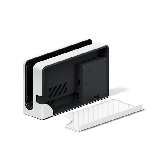 Back Cover (for Nintendo Switch Dock With LAN Port) White