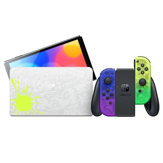 Nintendo switch with splatoon outlet