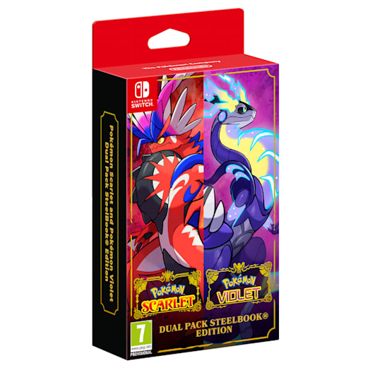 Pokémon Scarlet and Pokémon Violet Dual Pack SteelBook® Edition