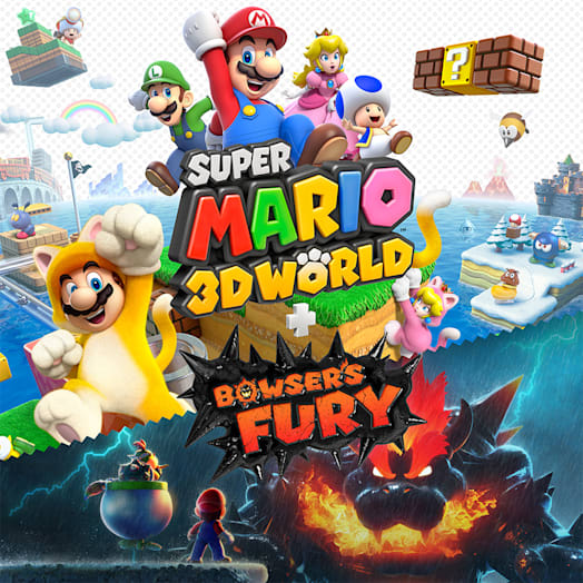 Nintendo Switch Lite (Blue) Super Mario 3D World + Bowser's Fury Pack image 12