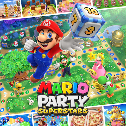 Nintendo Switch (Neon Blue/Neon Red) + Mario Kart 8 Deluxe + Nintendo Switch Online (3 Months) + Mario Party Superstars Pack image 10