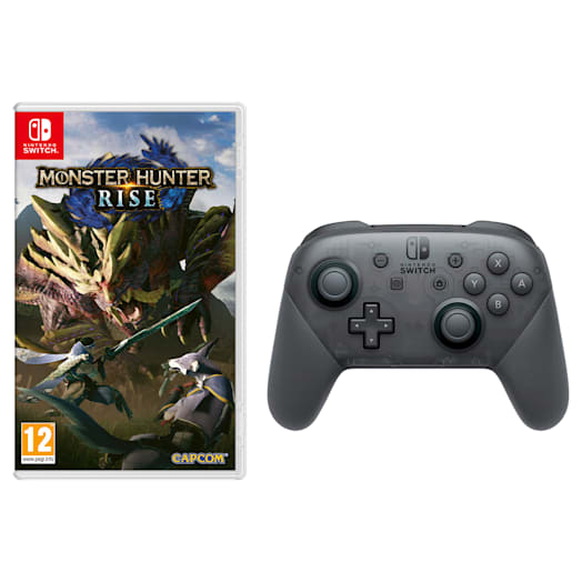 MONSTER HUNTER RISE +  Nintendo Switch Pro Controller Pack image 1