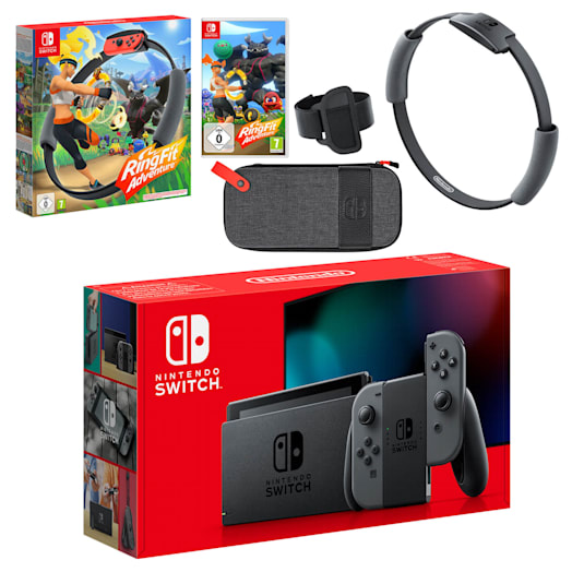 Nintendo Switch (Grey) Ring Fit Adventure Pack