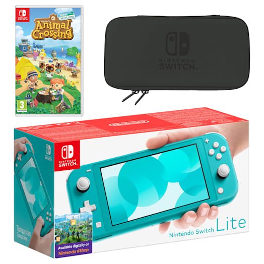 Nintendo Switch Lite (Turquoise) Animal Crossing: New Horizons Pack