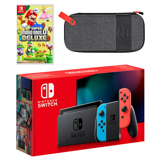 Nintendo Switch (Neon Blue/Neon Red) New Super Mario Bros. U Deluxe