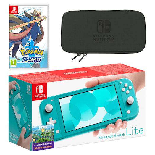 取寄商品 Switch lite ターコイズ ➕ ポケモンソード - 携帯用ゲーム機本体