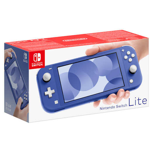 Nintendo Switch Lite (Blue) Minecraft Pack