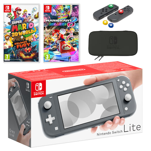 Nintendo Switch Lite (Grey) Mario Mega Pack-303226