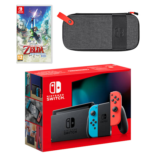 Nintendo Switch (Neon Blue/Neon Red) The Legend of Zelda: Skyward Sword HD Pack