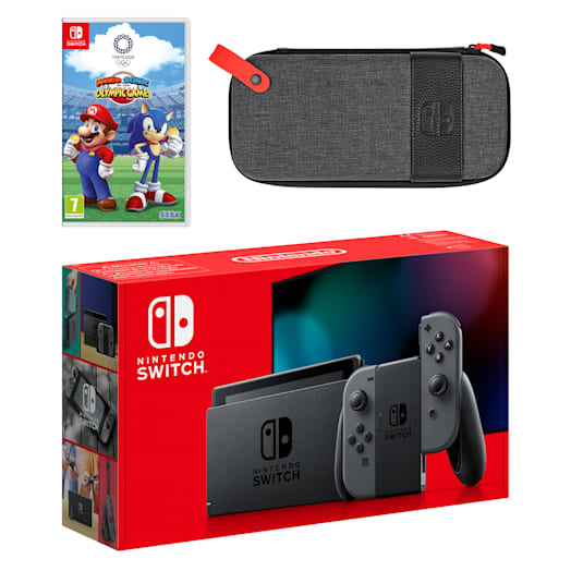 Nintendo Switch (Grey) Mario & Sonic at the Olympic Games Tokyo 2020 Pack image 1