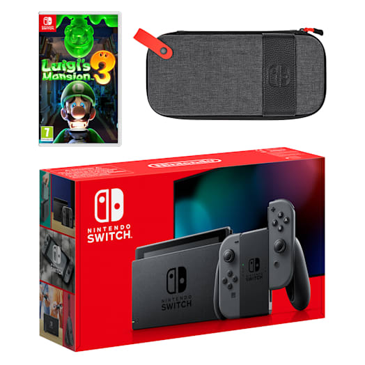 Nintendo Switch (Grey) Luigi's Mansion 3 Pack