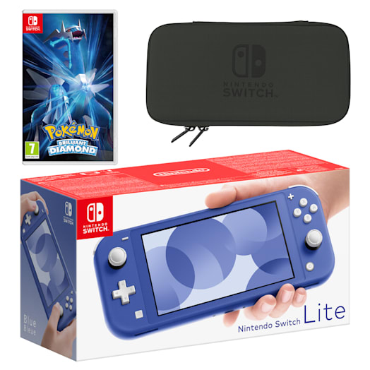 Nintendo Switch Lite (Blue) Pokémon Brilliant Diamond Pack
